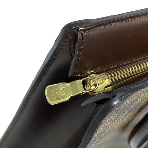 Auth LOUIS VUITTON Venice N51145 Ebene Damier SR0044 Handbag Damier Canvas - Picture 10 of 16